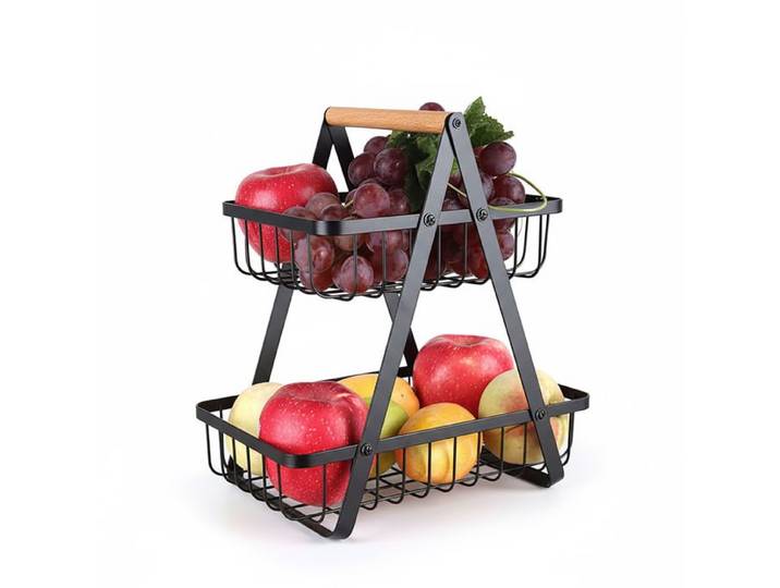 Relaxdays Obst Etagere 2 Etagen