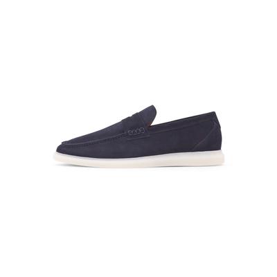 Loafer HENRY STEVENS "Elia PL1", Herren, Gr. 40, blau (navy), Leder, Schuhe Loafer