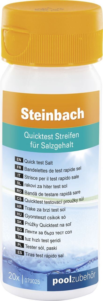 Steinbach Quicktest Streifen für Salzgehalt mehrfarbig