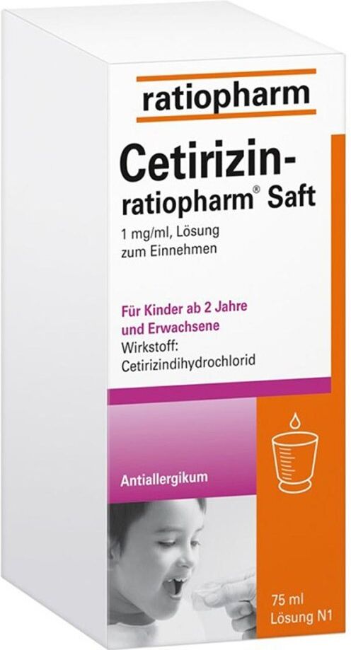 Cetirizin-ratiopharm Cetirizin ratiopharm Saft