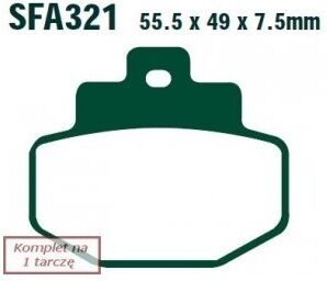 EBC Brakes SFA321HH Bremsbeläge