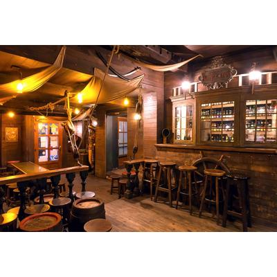 Fototapete PAPERMOON "Old Schooner Style Bar", bunt, B:3m L:2,23m, Vlies, Tapeten
