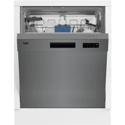 Beko BDUN15430X Unterbau, Geschirrspüler Einbau, Silber