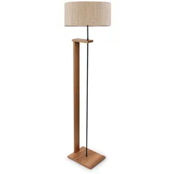 WellHome Stehlampe 150 cm in Hellbraun
