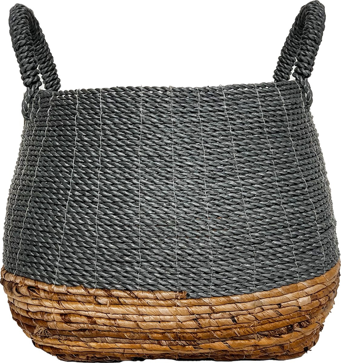 Little Lofts Interior FONU M Rattan Opbergmand met handvatten en open weefwerk