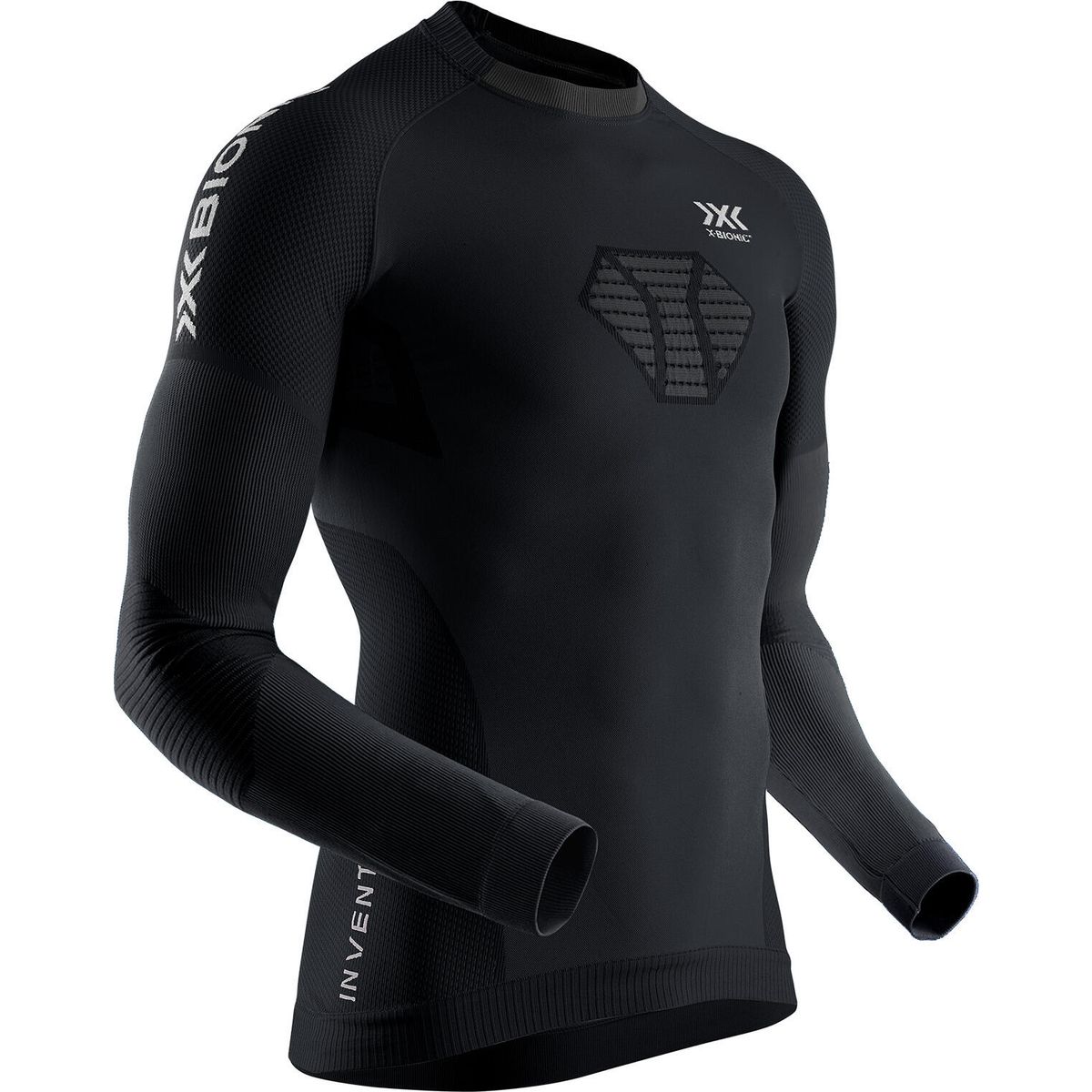 X-Bionic X-bionic Invent 4.0 Running Shirt Long Sleeve Men black/charcoal (B036) S IN-RT06W19M-B036-S