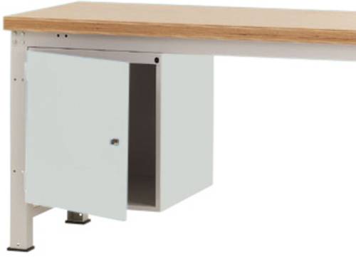 Manuflex ZB4982.7035 Gehäuse-Unterbau PROFI, Nutzhöhe 500mm mit 1 Tür rechts angeschlagen und Einlegeboden. Für Werkbanktiefe