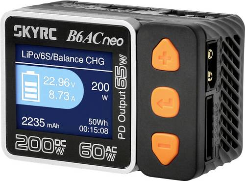 SKYRC B6AC Neo Modellbau-Ladegerät 10A Blei, LiFePO, LiHV, LiIon, LiPo, NiCd, NiMH
