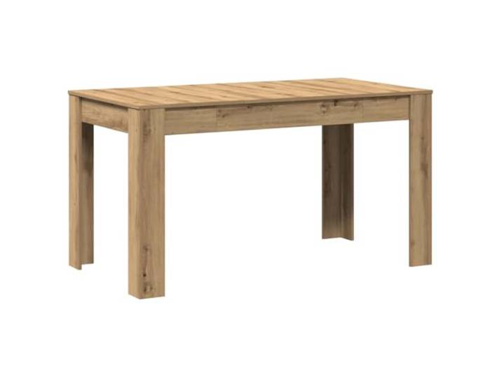 LKJephalotrope Esstisch Artisan-Eiche 140x74,5x76 cm Küchentisch Zeitloser Tisch in Holzoptik für Küche und Esszimmer. Robuste Platte für Speisen und pflegeleichte Oberfläche.