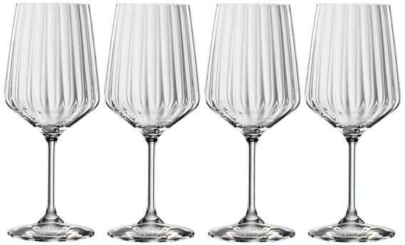 Spiegelau Lifestyle Set Of 4 Red Wine Glasses