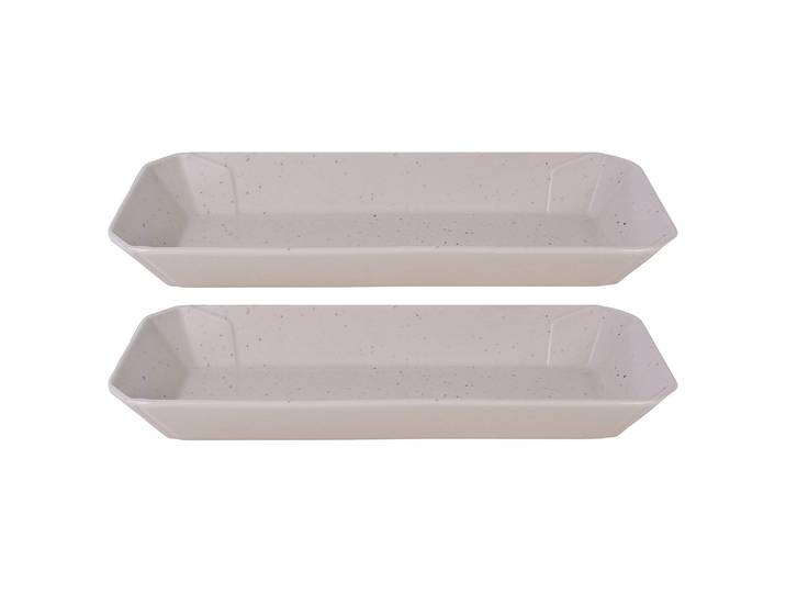 Servierschale Kebap 26 x 32 x 32cm Beige/Creme