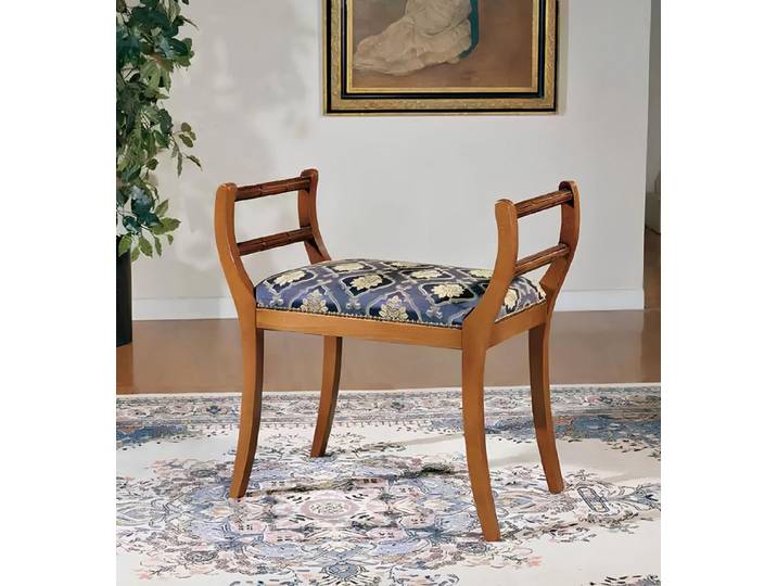 Xlmoebel Sitzbank Textile Polsterbank für Wohnzimmer im klassischen Design (1-St., Sitzbank), Hergestellt in Europa