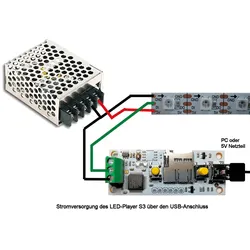 LED 150208 - LED-Player-S3, WS2812 von SD-Karte oder PC ansteuern