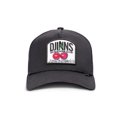 Snapback Cap DJINNS "Djinns HFT Cap DNC Cherry", Herren, Gr. onesize, schwarz, 60% Baumwolle, 40% Polyester, Caps