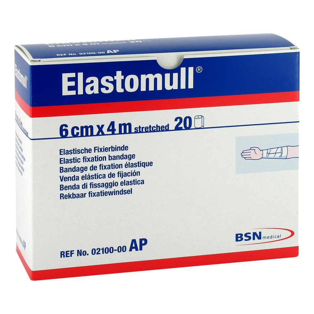 BSN medical GmbH Elastomull 6 cmx4 m elastisch Fixierb.2100 03486196