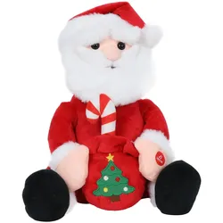 Plüschfigur WEIHNACHTSMANN (H 26 cm) - bunt - H 26 cm