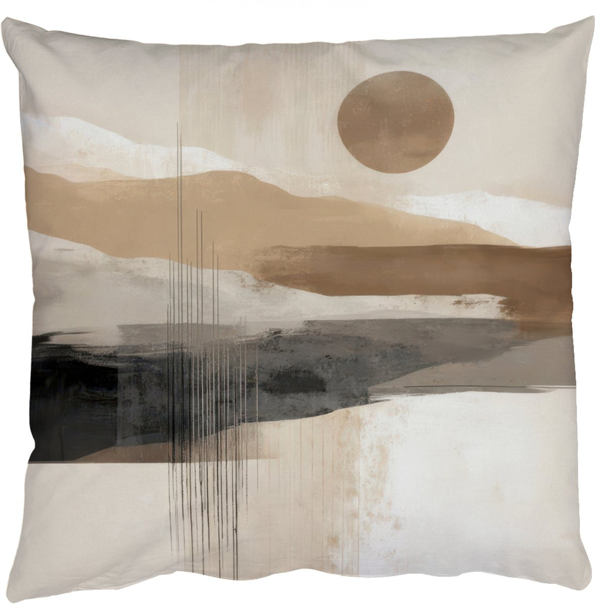 PillowMonkey Sierkussen Landschap Minimalistisch 45 x 45 cm