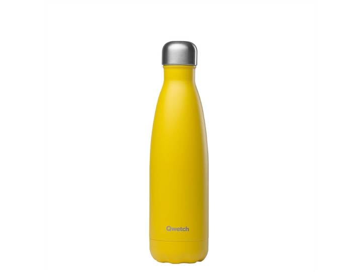 Qwetch Pop Isolierte Stahlflasche 500ml gelb