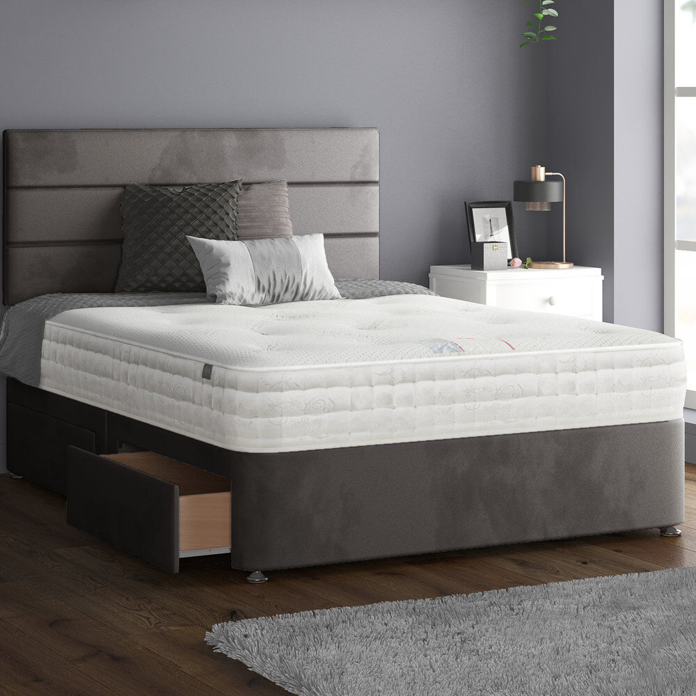 17 Stories Hayder Upholstered Bed Grey Single (3')
