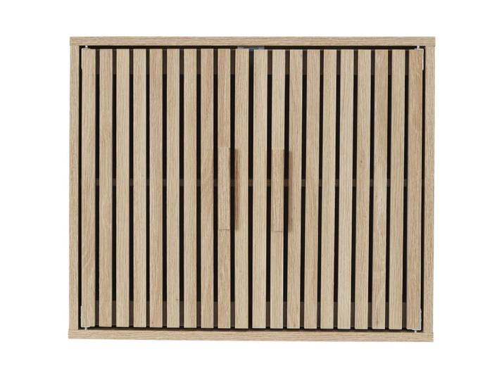 Armoire murale 2 portes marron