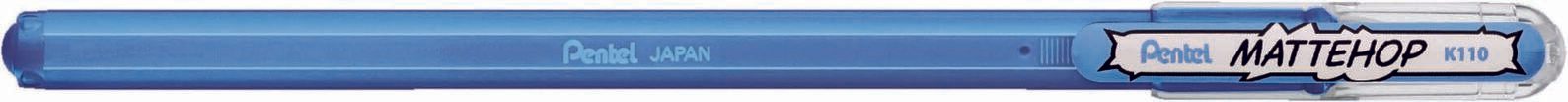 Pentel Mattehop Gelschreiber 0.5 mm, Schreibfarbe: Blau K110-VSX