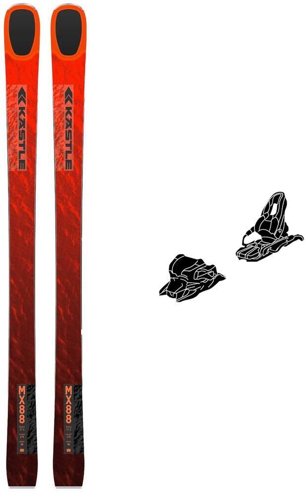 Kastle  - Pack Ski Mx88 - 174 + 11.0 Tp 90mm Black Anthracite - Ski