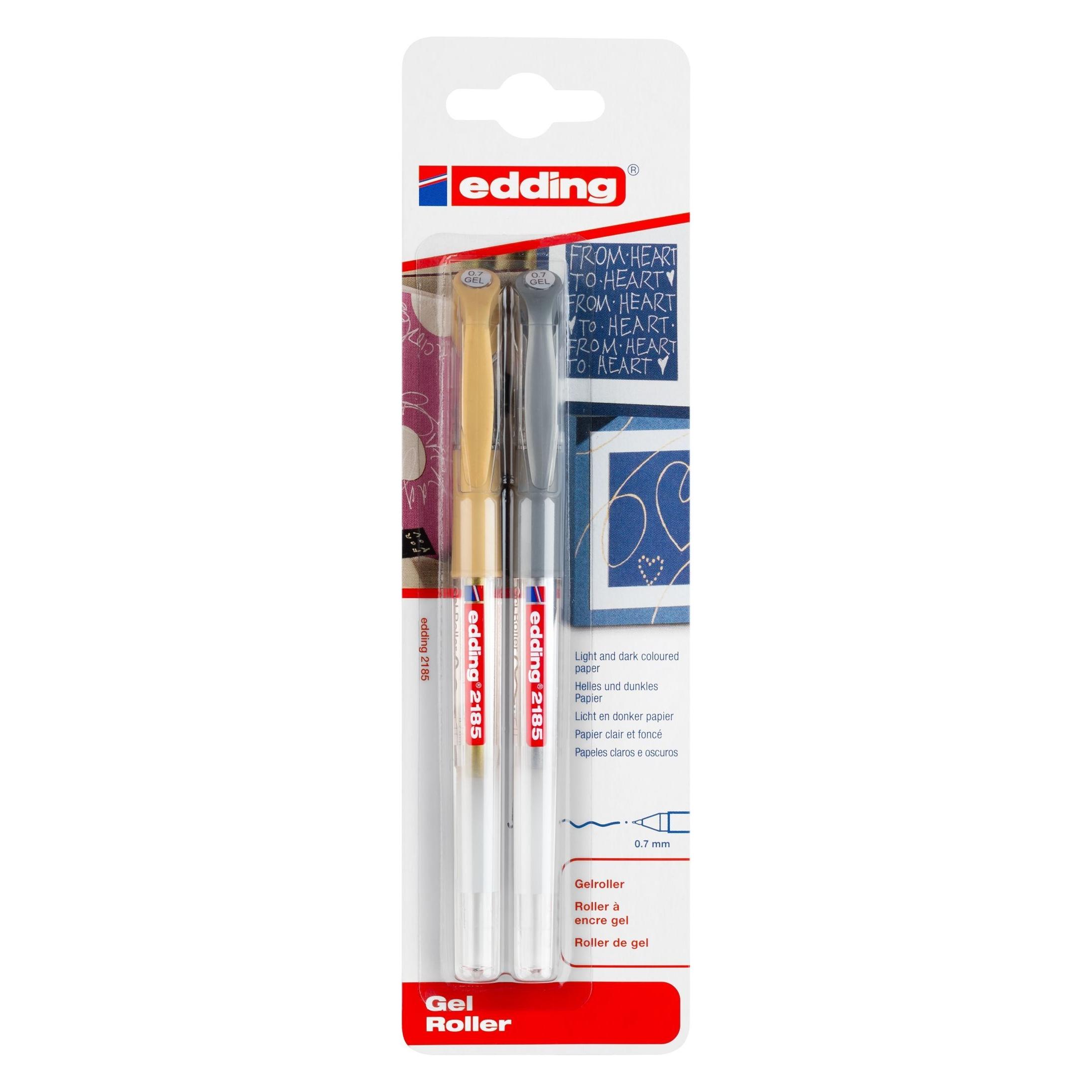 Edding Gel Roller Blister 496155 (2x) (B21852)