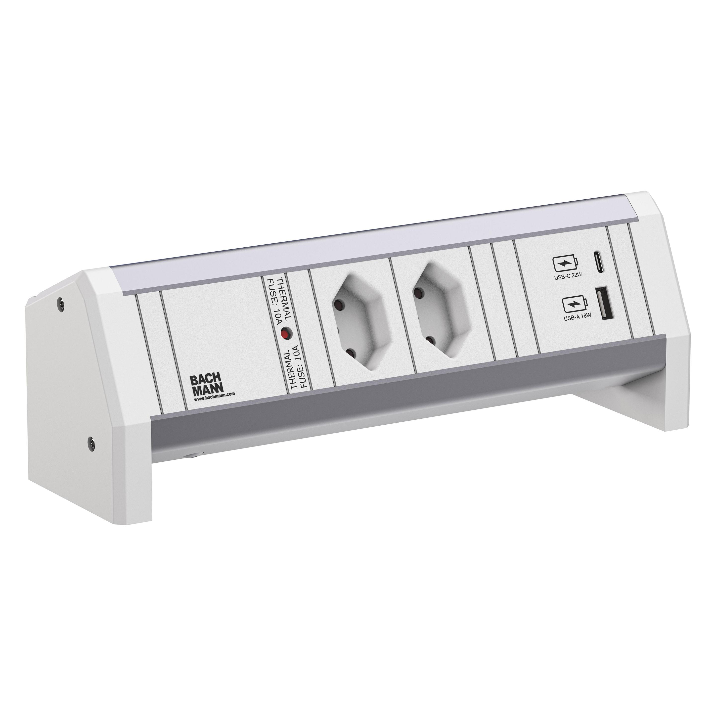 Bachmann BACH Steckdosenleiste (2x, Typ 13) (902.0312)