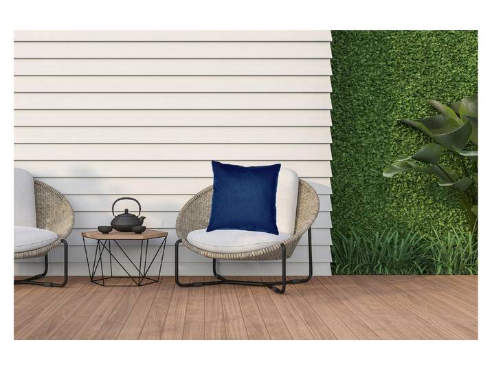 Kissenbezug Casa Leon Acrisol Liso Outdoor, Dunkelblau 40 x 40 cm , blau (dunkelblau), B:40cm L:40cm, Polyester, Obermaterial: 100% Polyester, Kissenbezüge, Kissenbezug