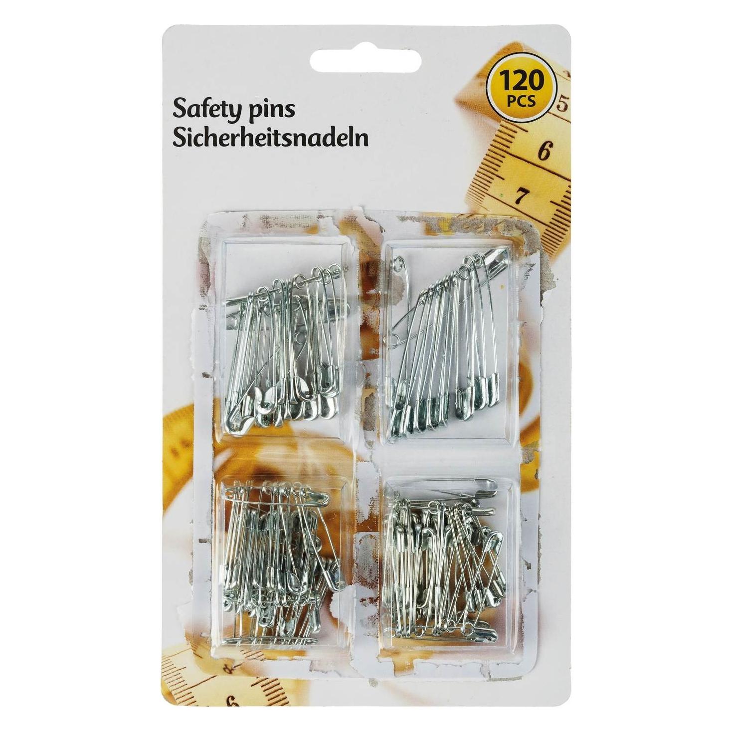 Edco Sicherheitsnadeln 120 Stück (pollin-862738-8711252644158)