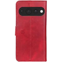 Avizar Hülle für Google Pixel 11 / 11 Pro Lederoptik mit Ständer und Brieftaschenklappe (Google Pixel 11), Smartphone Hülle, Rot