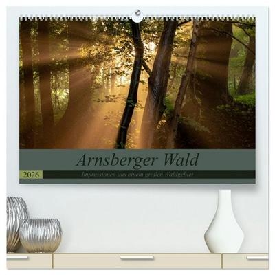 Arnsberger Wald (hochwertiger Premium Wandkalender 2026 DIN A2 quer), Kunstdruck in Hochglanz