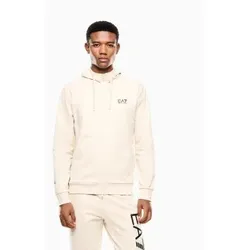 EA7 für Herren. 7M000568_AF13512 Sweatshirt Logo Serie weiß (S), Lässig, Sportlich, Baumwolle, Sportbekleidung, Multisport