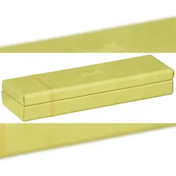 Rhodiarama Stiftebox aus Kunstleder, 21x5,5x3cm - Anisgrün 318876C