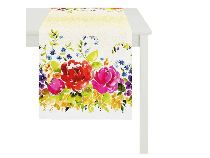 Chemin de table Summer Garden IV 48 x 140cm Multicolore/Multicolore