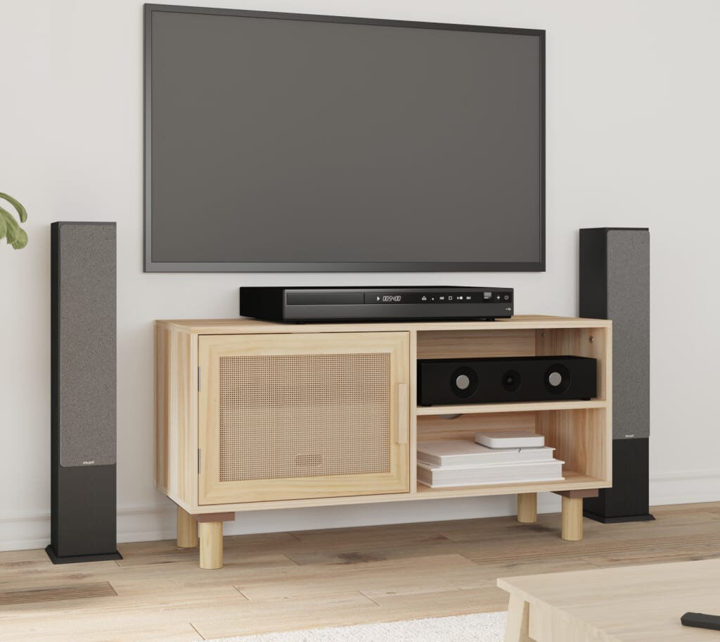 Bay Isle Home Diejuste TV Stand for TVs up to 32" Brown 32"