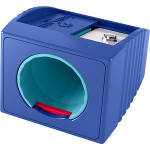 Faber-Castell Spitzer Grippy, blau, Einfachspitzer, aus Kunststoff
