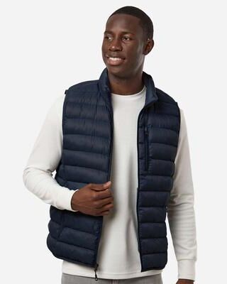 Weatherproof 26717 Men's Lightweight Poly-filled Packable Vest in Stormy Night size Small   Nylon