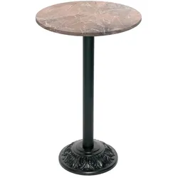 RestooTab - Stehtisch Versailles Ø60cm Dekor griechischer marmor