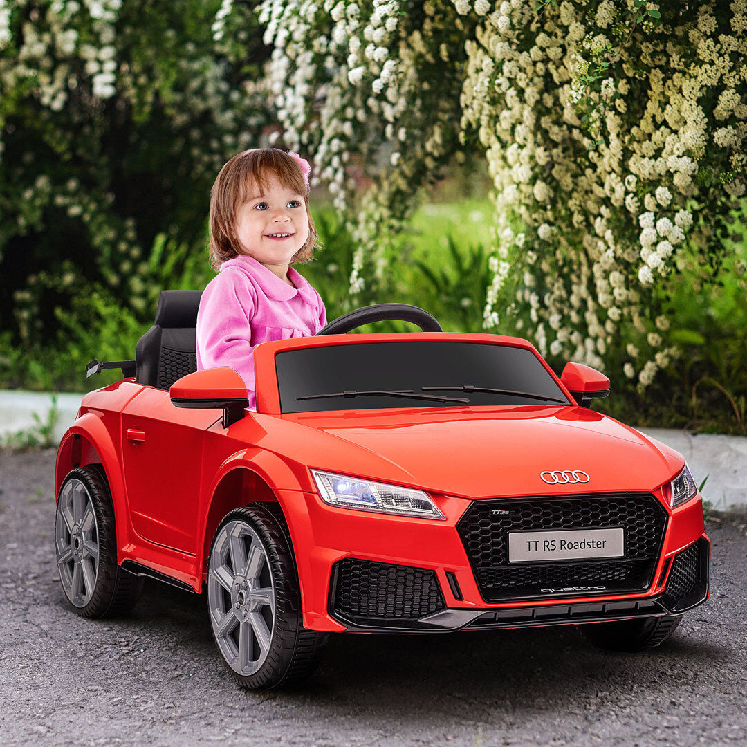 Gregoire Isabelle & Max Audi TT RS Licensed 12V Kids' Electric Ride on Car for Kids Red 1