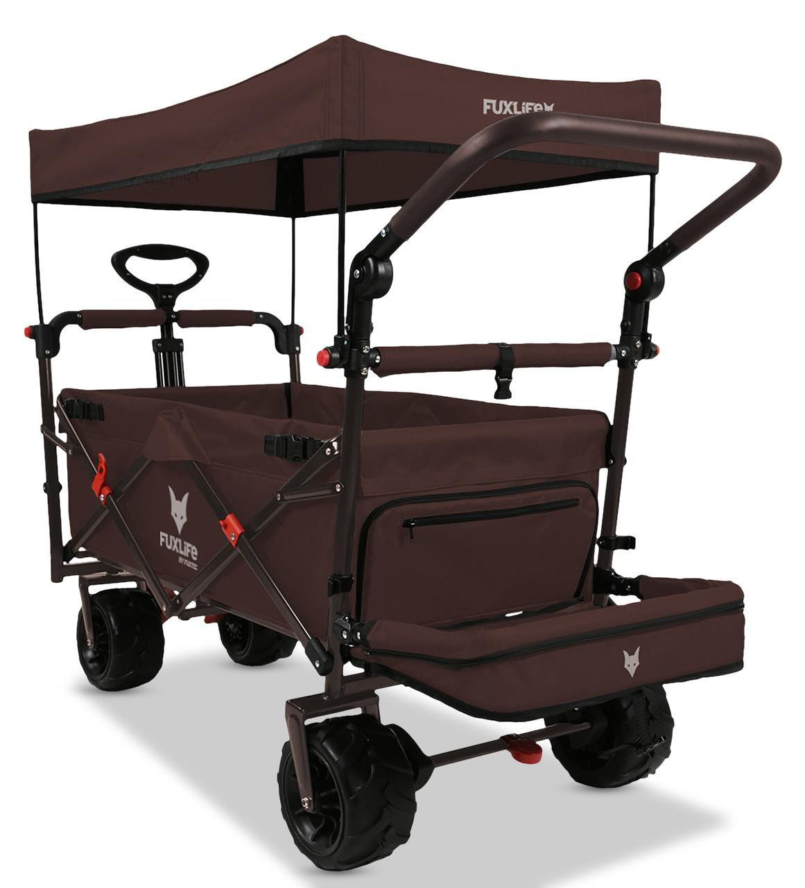 FUXLIFE strandkar FX-CTB800 van FUXTEC, bruin