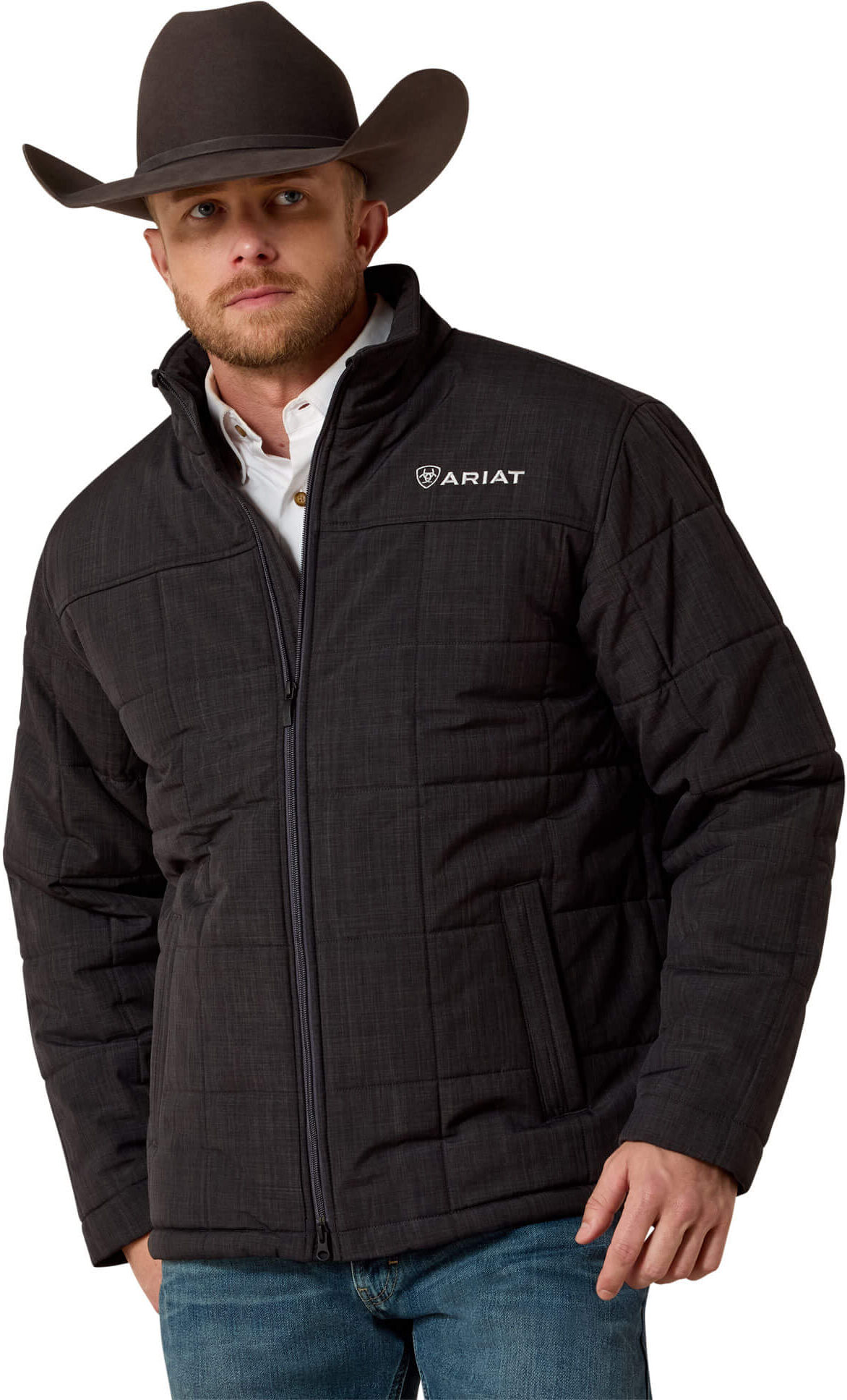 Men's Crius Insulated Jacket in Phantom, Size: Medium by Ariat