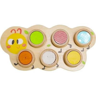 SpielMaus Holz Sensorik-Spiel ''Raupe''