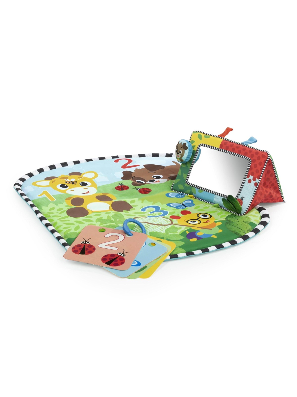 Baby Einstein Discovery Garden Tummy Time Mat & Mirror