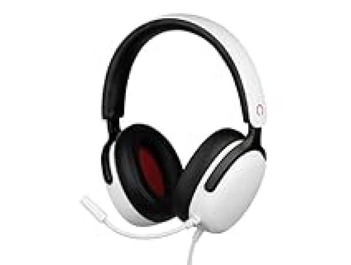 Konix Casque Gaming Circum-aural Filaire Nexus Nintendo Switch et Switch 2 - Haut-parleurs 40 mm - Microphone - Jack 3.5 mm - Câble 1,5 m - Blanc