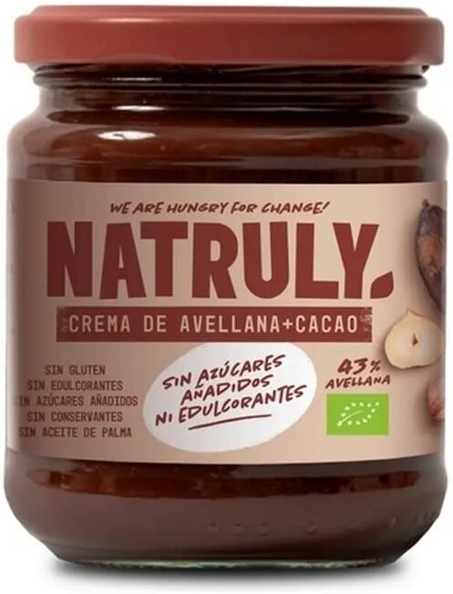 Natruly CREME DE CACAU E AVELÃS BIO 200g