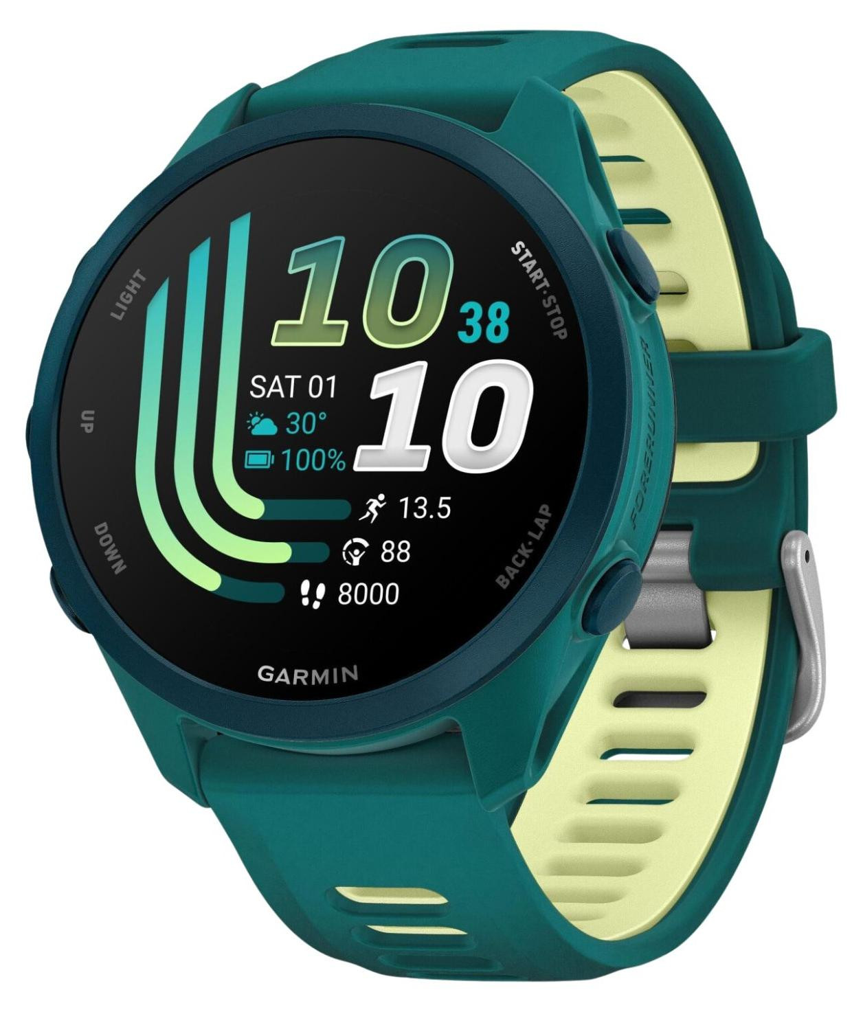 Garmin Forerunner 170 Music GPS-sportklok, teal (groenblauw)