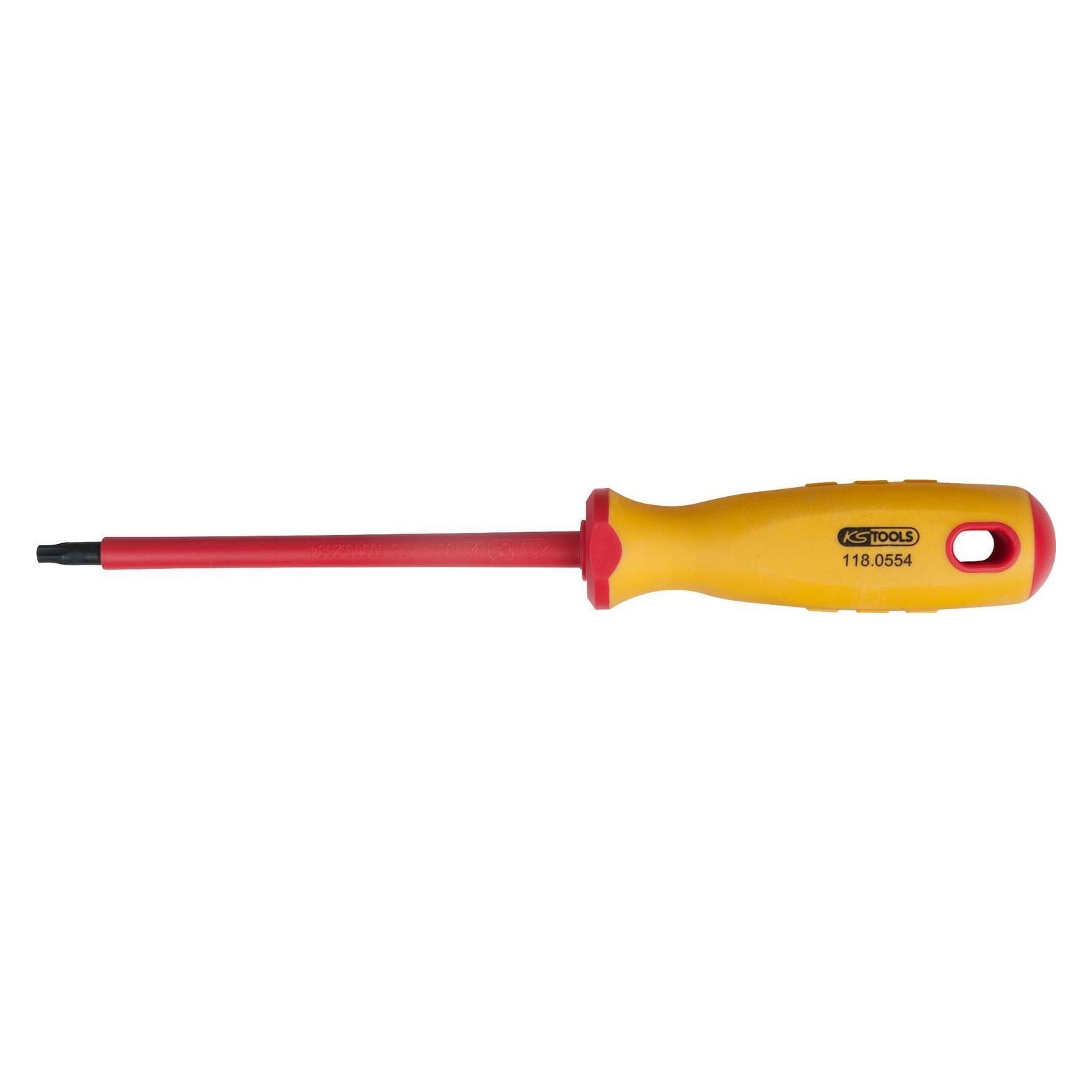 KS Tools Werkzeuge-Maschinen GmbH ERGOTORQUE VDE Torx-Schraubendreher, T25 (TX) (118.0554)