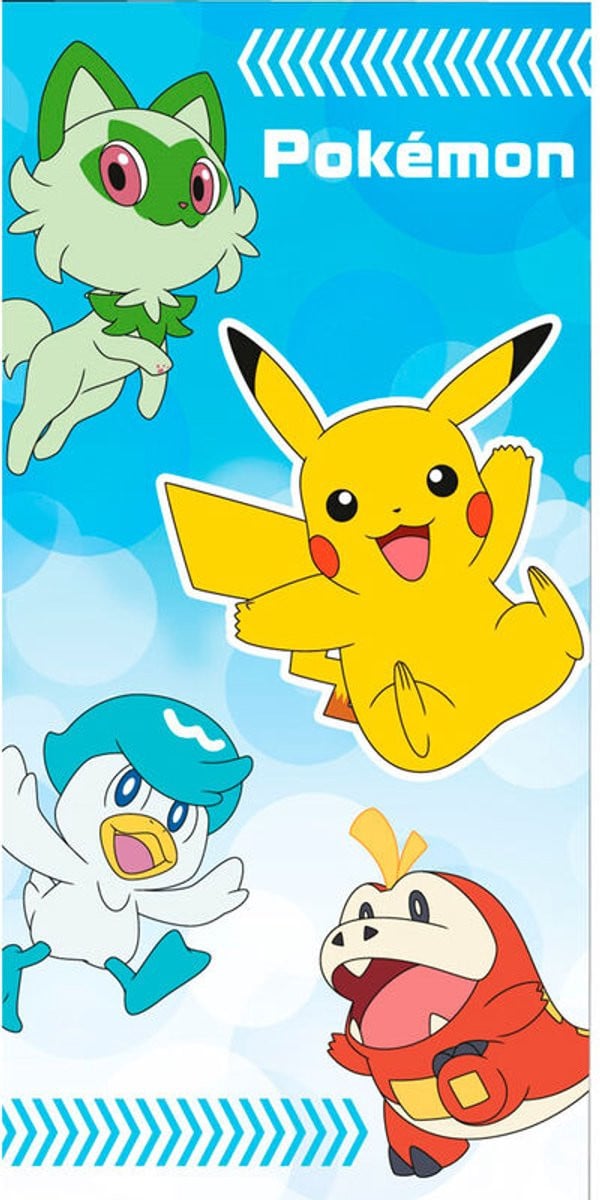 Nintendo Pokémon Pikachu strandlaken - Microfiber - 140 x 70 cm