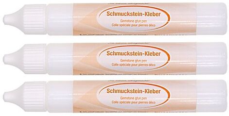 buttinette Schmuckstein-Kleber, 3x 40 g